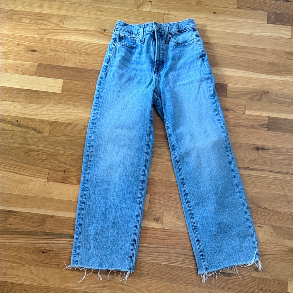Madewell Perfect Vintage Wide Leg Crop Jeans